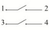 Рис.3. Схема соединения контактов реле защиты трансформатора РЗТ-25 (вариант 2)