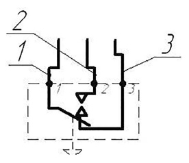 Схема электрическая подключения датчика напора и тяги ДНТ-1