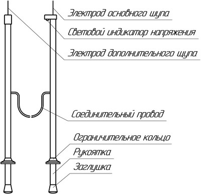 Рис.1. Чертеж указателя «Поиск-М»